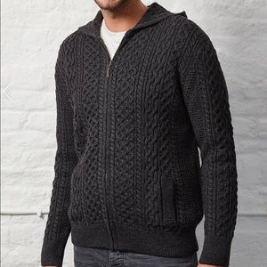 NWT Blarney Woollen Mills Arans Hoody Sweater Large